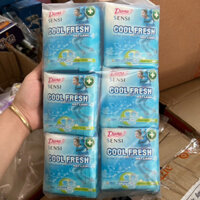 combo 6 Băng vệ sinh Siêu Mỏng không cánh DIANA Sensi Cool Fresh tặng 6 bvs ban đêm 29cm sieuthi_quyethien