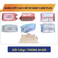 Combo 6 bịch giấy ướt NY Baby Care Plus ( không hương ) 125gr