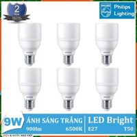 COMBO 6 - BỘ ĐÈN 9W LED BRIGHT MYCARE PHILIPS ( DÒNG LED CHO HIỆU SUẤT CHIẾU SÁNG CAO – TIẾT KIỆM ĐIỆN