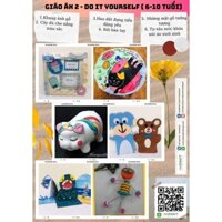 COMBO 6 BỘ KIT DÀNH CHO BÉ  6-10 TUỔI ( GIÁO ÁN 2)