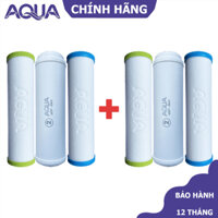 Combo 6 cái ( 2 bộ ) lõi lọc nước AQUA chính hãng - Lõi lọc thô 1 2 3 - Dùng chung cho mọi máy RO