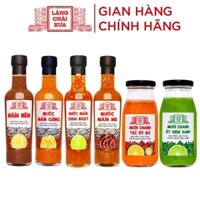 [COMBO 6 CHAI] MUỐI ỚT XANH, MUỐI ỚT ĐỎ, NƯỚC MẮM CHUA NGỌT, NƯỚC MẮM GỪNG, NƯỚC MẮM ME, MẮM NÊM LÀNG CHÀI XƯA 300G/CHAI