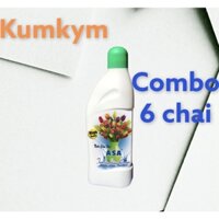 Combo 6 chai nước cắm hoa ASA thường 400ml