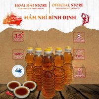 Combo 6 Chai Nước mắm Nhỉ Bình Định Nguyên Chất Cá Cơm Tươi Đạm 35 (Chai 460ml)