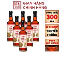 [COMBO 6 CHAI] NƯỚC MẮM NHỈ TRUYỀN THỐNG NHÃN ĐỎ 500ML - LÀNG CHÀI XƯA
