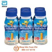 COMBO 6 CHAI PEDIASURE NƯỚC HƯƠNG VANI 237ML DATE 2020