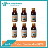 Combo 6 chai Siro tỏi đen KIMO 125ml | Siro ăn ngon, hết ho, sổ mũi, phòng ốm vặt