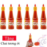 Combo 6 chai Tương ớt Cholimex chai nhựa 270g Tặng 1 chai tương ớt - cay vừa, chay mặn đều dùng được