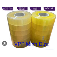 Combo 6 cuộn 1kg băng dính lõi nhựa mỏng 3mm