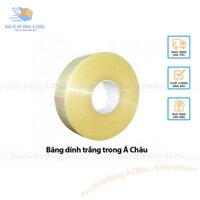 Combo 6 cuộn băng dính 1kg lõi mỏng 5mm (trắng trong) BB Á CHâu