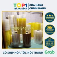 Combo 6 cuộn băng dính 1kg lõi nhựa mỏng, set băng keo đóng hàng mãi không hết