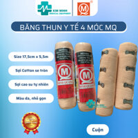 Combo 6 cuộn Băng thun y tế 4 móc, BĂNG THUN 4 MÓC QUANG MẬU