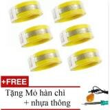 Combo 6 cuộn chì  + Tặng Mỏ hàn chì 60W và nhựa thông 50g