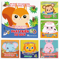 Combo 6 cuốn Miếng dán Thông minh cho bé Phát triển EQ - IQ - My First Sticker Book