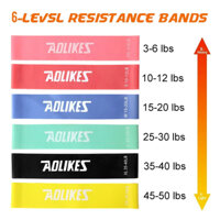 Combo 6 Dây Mini Band Cao Su Kháng Lực Aolikes A-3601 | Dây Miniband Tập Mông Đùi