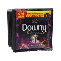 Combo 6 dây nước xả vải Downy Huyền bí gói 20ml - dây 10 gói - nước xả quần áo mềm vải thơm lâu