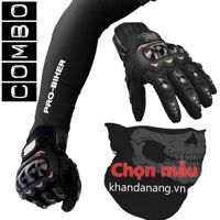 Combo 6: Găng tay + Găng chống nắng + Khăn đa năng