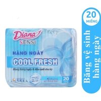 Combo 6 gói Băng vệ sinh hàng ngày Diana Sensi Cool Fresh 120 miếng