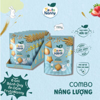 Combo 6 gói bánh quy ăn dặm yến mạch, 120g, hiệu Frutonyanya