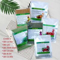 Combo 6 Gói Bột Tạo Màu Rau Củ Quả 50g