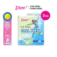 Combo 6 gói bvs diana cool cúc không cánh