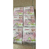 combo  6 gói bvs diana sensi mỏng không cánh mặt bông vi sợi 23cm ( gói 8 miếng ).