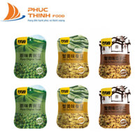 Combo 6 Gói Đậu Hà Lan Nguyên Vị, Hạt Hướng Dương, Đậu Tằm Sấy Giòn Tẩm Vị Gạch Cua Thơm Ngon Gói 40g, 75g