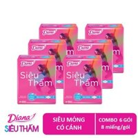 COMBO 6   GÓI DIANA SIÊU MỎNG CÁNH