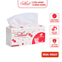 Combo 6 gói giấy ăn rút lụa cao cấp chính hãng Silkwell 280 tờ bột giấy Indonesia nhập khẩu