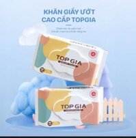 Combo 6 gói Khăn giấy ướt topgia 80 tờ