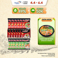 Combo 6 gói mì Omachi xốt Bò hầm 81gr + 6 gói mì bò hầm xốt vang 92gr + 6 gói mì Omachi  tôm càng 80gr