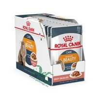 Combo 6 gói Sốt thịt cho mèo Royal Canin Beauty 85g