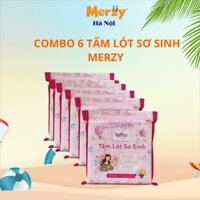 Combo 6 gói Tấm Lót Sơ Sinh MERZY An Toàn Cho Bé 30 Miếng