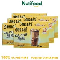 Combo 6 Hộp 240g Cafe Sữa Đá/ 6 Hộp 255G Cafe Sữa Đá/ 6 Hộp 220g Cafe Muối Ông Bầu - NUTIFOOD SHOP