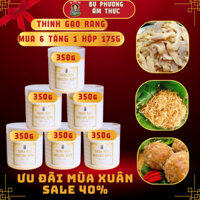 COMBO 6 Hộp Bột Thính Nếp Thượng Hạng 350g/1 Hộp thương hiệu Bu Phương Ẩm Thực Làm Nem, Gỏi Cá