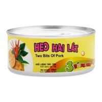 Combo 6 hộp Heo Hai Lát 3 Bông Mai Vissan Có Khóa 150g