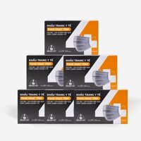 COMBO 6 HỘP KHẨU TRANG THAN HOẠT TÍNH 4 LỚP BẠCH TUYẾT