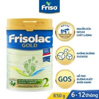 Combo 6 hộp Sữa bột Friso Gold 2 380g - Có giao hỏa tốc Hà Nội