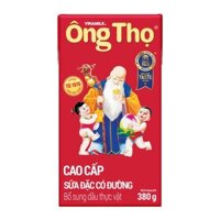 Combo 6 hộp Sữa đặc có đường Ông Thọ đỏ - Hộp giấy 380g