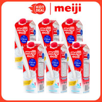 COMBO 6 Hộp Sữa Tươi Thanh Trùng Meiji Milk Premium 4.3% Hộp 946ML