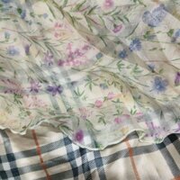 combo 6 khăn voan lụa caro gửi nhing