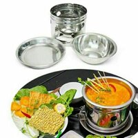 Combo 6 lẩu 1 người ăn bếp cồn mini