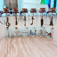 Combo 6 Lọ Điều Ước Thuỷ Tinh Phong Cách Cổ Điển Retro Trang Trí Quà Tặng Ý Nghĩa - Ngẫu nhiên