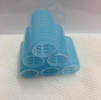 Combo 6 lô uốn tóc tự dính size nhỏ 2,5cm - Xanh