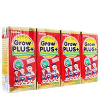 Combo 6 lốc sữa Bột pha sẵn GrowPlus đỏ 180ml