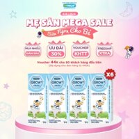 [Combo 6 lốc] Sữa Tiệt Trùng VPMilk Grow+ Có Đường 180ml Cho Bé Từ 1 Tuổi (lốc 4 hộp x 6)