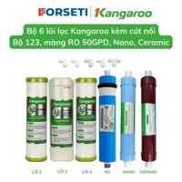 Combo 6 lõi lọc nước Kangaroo hàng chính hãng cho máy KG103A, KG103KV, KG103 VTU - Trọn bộ 6 lõi