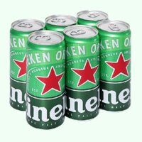 [COMBO 6 LON] Bia Heineken 330ml xanh