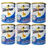 Combo 6 lon sữa Abbott Grow 1+ lon 850g cho trẻ 1-2 tuổi