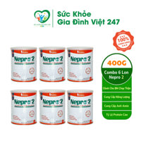 Combo 6 Lon Sữa Nepro 2 400G - Sữa Dinh Dưỡng Dành Cho Người Chạy Thận suckhoegiadinhviet247